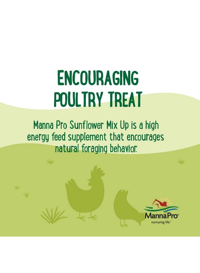 مانا برو منتجات Manna Pro Farmhouse المفضلة - خليط عباد الشمس - حبوب ممتازة للدواجن - مصنوعة من الذرة الأرجوانية غير المعدلة وراثيًا - مكمل غذائي عالي الطاقة للدواجن - كيس 10 رطل - Image 3