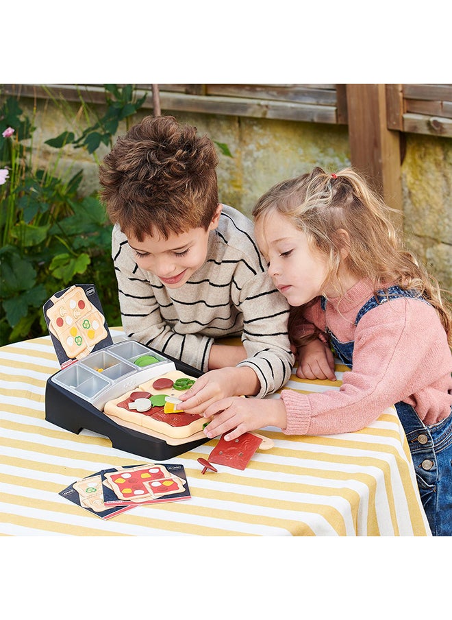 CASDON - Ooni Pizza Topping Station Toy - Fun Pretend Pizza-Making Set with Toppings, Pizza Peel And Recipe Cards For Little Chefs (3+ Years) - Image 1