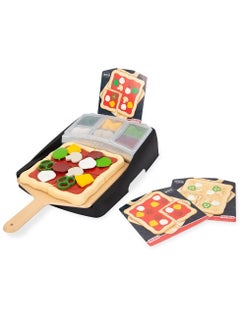 CASDON Ooni Pizza Topping Station Toy - Fun Pretend Pizza-Making Set with Toppings, Pizza Peel And Recipe Cards For Little Chefs (3+ Years)  - Image 1