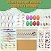 FEMBW Dinosaur Party Favors for KidsDino Birthday Toys with Hatchable EggsGlowintheDark Keychains Skeleton Models3D Stickers Magnifying Glass Dinosaur Themed Party Toys for Boys Girls - Image 4