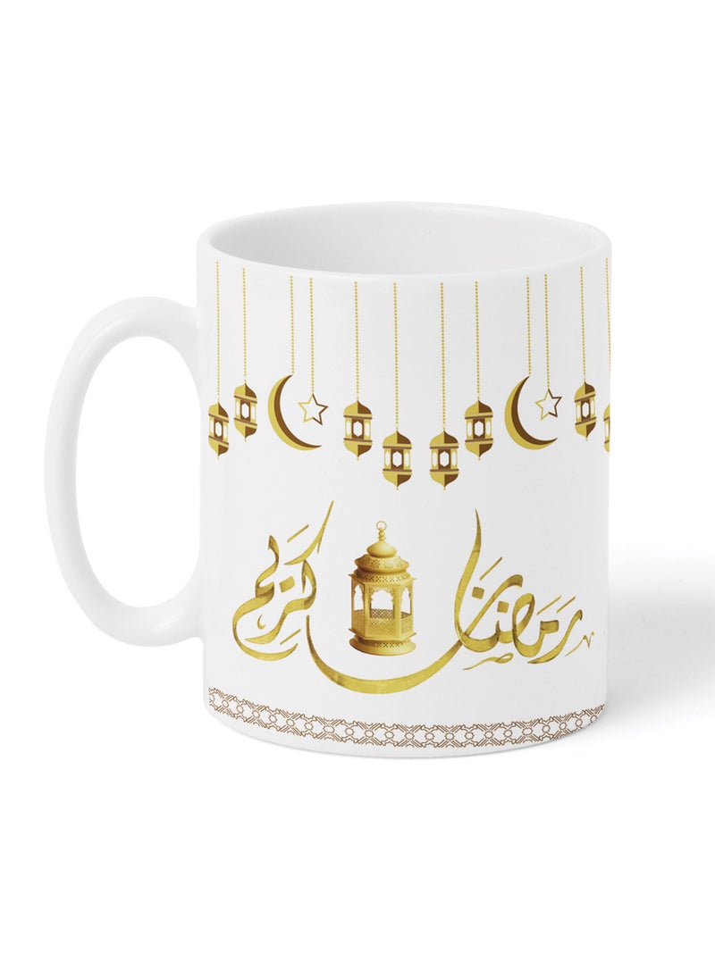 LOWHA - 11 oz Ceramic Mug with Ramdan Kareem and Lanterns Design - Image 1