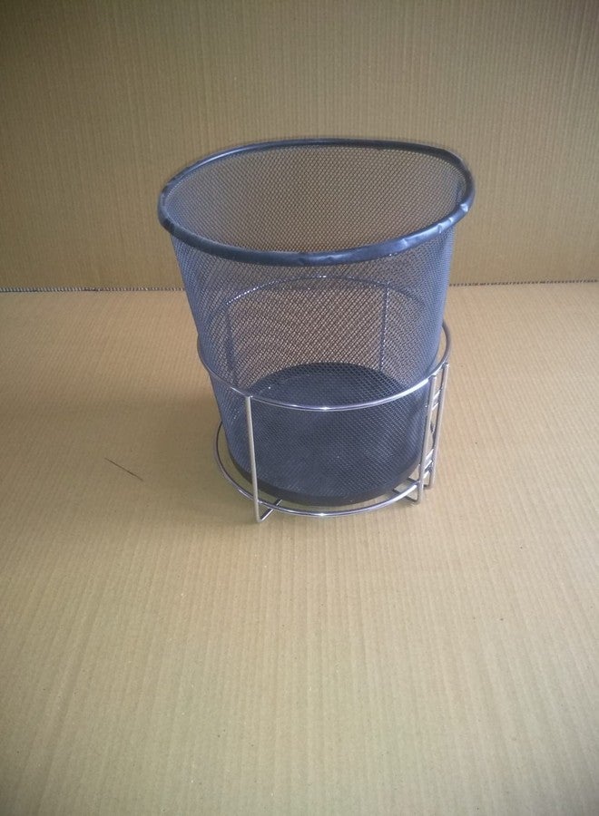 SAKAR Sales Dustbin Holder | Bin Stand for Modular Kitchen | Garbage Bin Rack | High Grade Stainless Steel Stand for Dustbin | Modular Kitchen Fixture Dia 10 Inch - Image 5