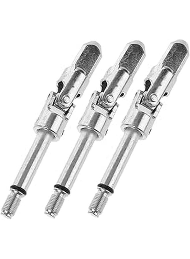 3Pcs Horizontal Drop Switch Pressure Relief Valve Compact Quick Deflation Automotive - Image 1