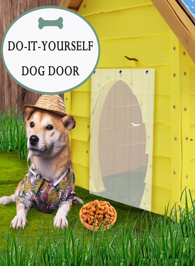 TiciKim 7.1 in x 5.2 ft Dog Door Replacement Flaps Doggie Door Replacement Strips Safe Plastic Strip for DIY Dog Door or Cat Door, Easy to Cut & Install, Thermal Insulation, Clear - Image 5