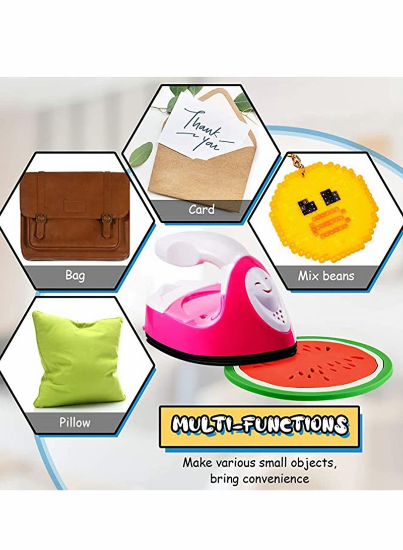 Portable Mini Craft Iron with Charging Base for DIY T-Shirt and Shoe Heat Press Projects Ideal for Beads and Patches  - Image 5