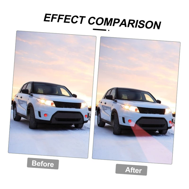 2Pcs Motorcycle Brake Light Reflectors High Visibility Tail Signal Lights Easy Installation - Image 5