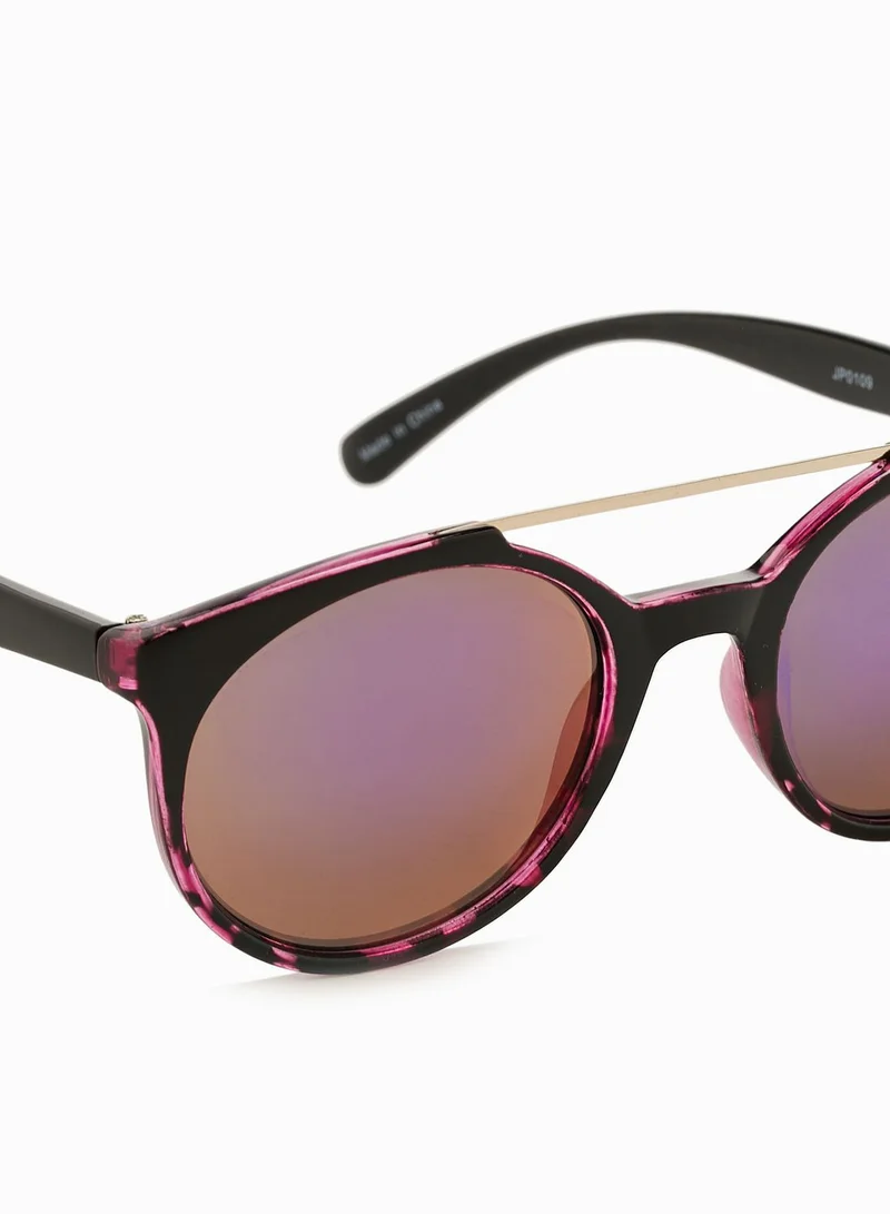 Jeepers Peepers Metal Bridge Round Sunglasses