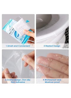 MIRFA Disposable, Waterproof & Non Flushable Toilet Seat Covers (Pack of 50)  - Image 3