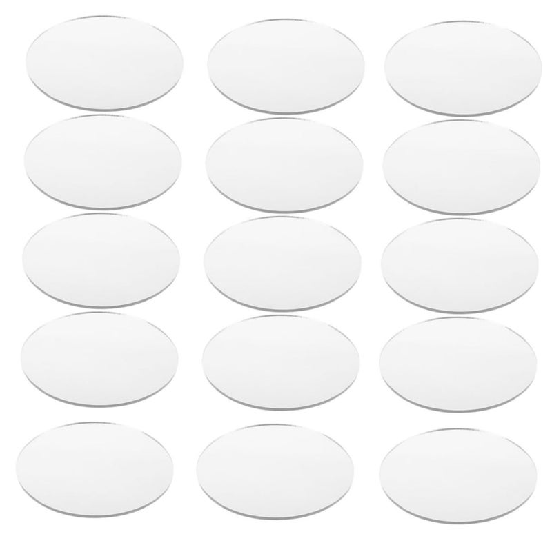 20pcs Makeup Mirror Replacement Sheets Lightweight Portable Easy Installation Mirror Lens - Image 2