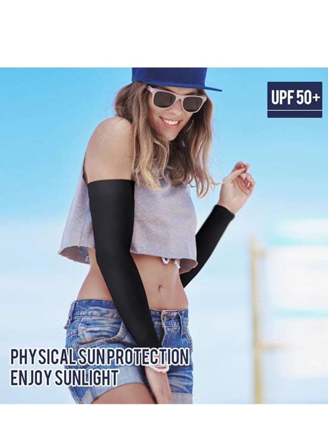 4 UV sun protection arm sleeves - Tattoo cover - Cool sports sleeves for football, golf, and volleyball - Image 3