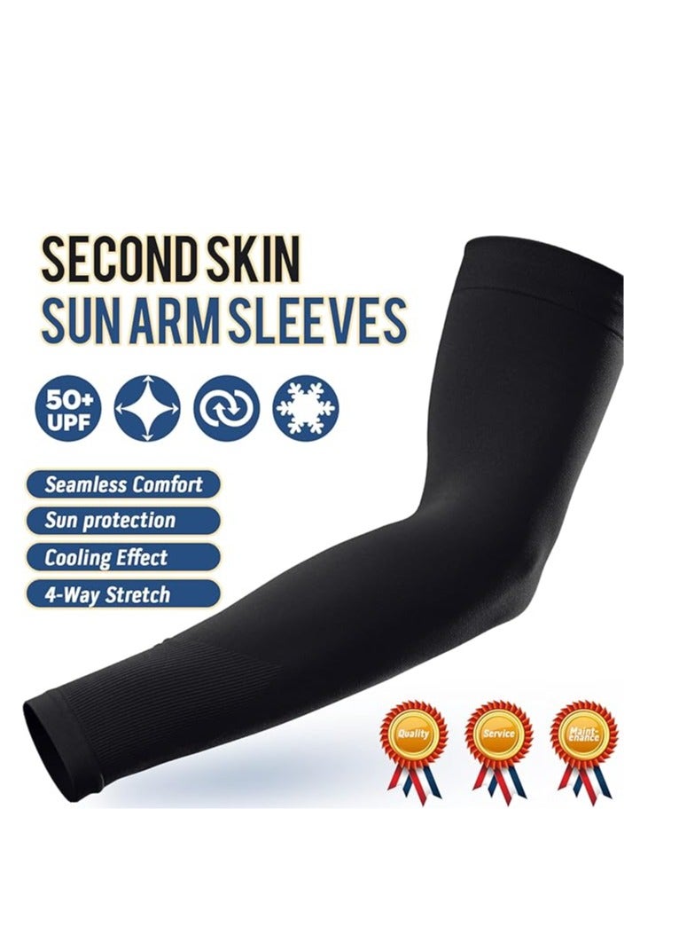 4 UV sun protection arm sleeves - Tattoo cover - Cool sports sleeves for football, golf, and volleyball - Image 4