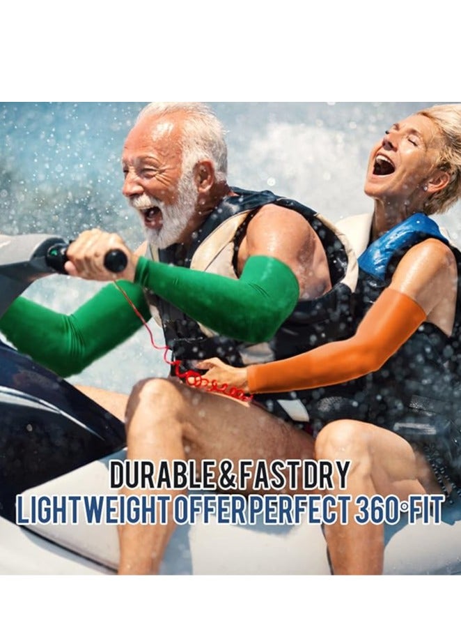 4 UV sun protection arm sleeves - Tattoo cover - Cool sports sleeves for football, golf, and volleyball - Image 5