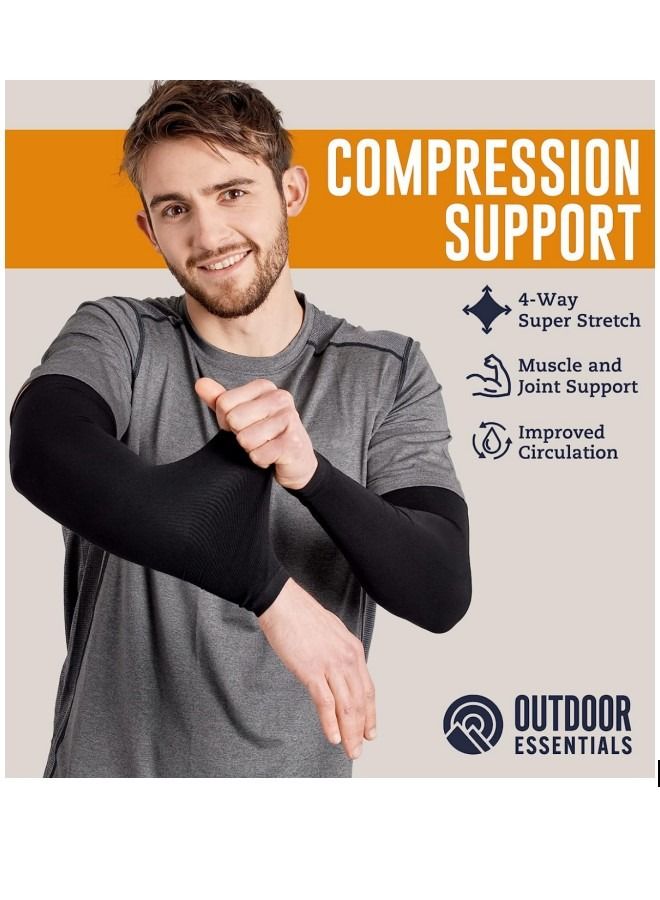 Generic 4 UV sun protection arm sleeves - Tattoo cover - Cool sports sleeves for football, golf, and volleyball  - Image 3