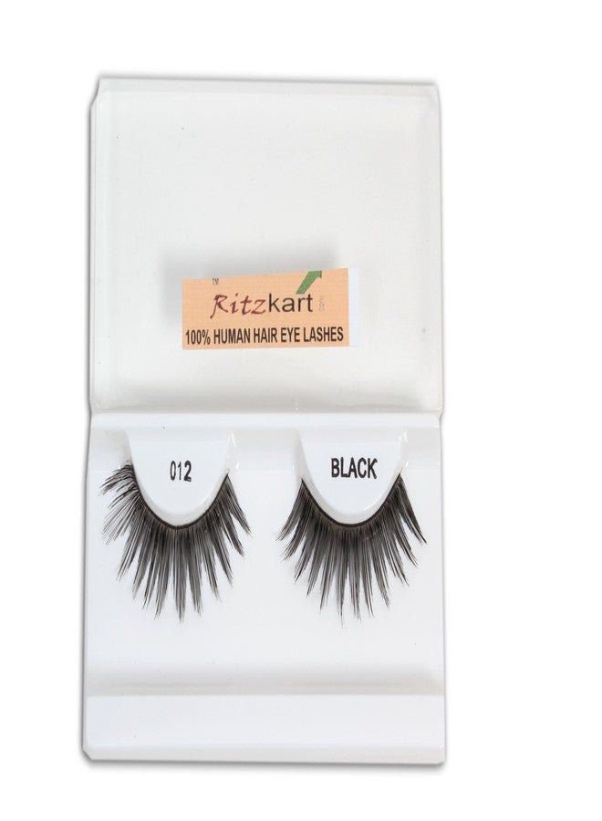 Ritzkart "Achieve Effortless Elegance: 1 Pair of Human Hair Natural Sparse Cross Eye Lashes" - Image 3