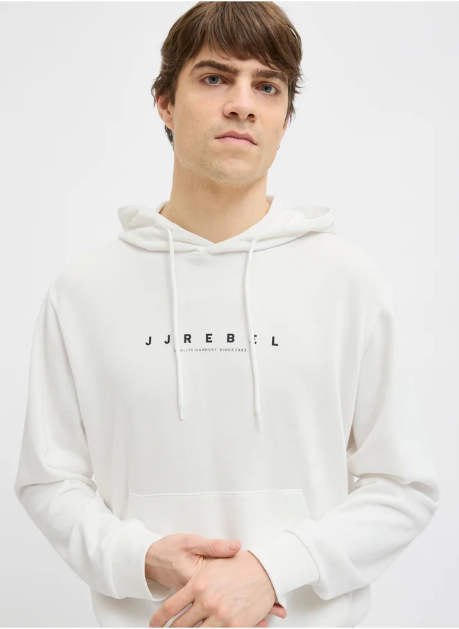 JJ Rebel JJ REBEL Graphic Print Pullover with Hoodie