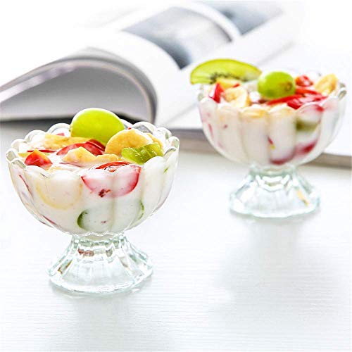 Saaikee Glace Ice Cream Bowls Dessert Bowls Sundae Bowls Set 150 ml (6) - Image 1