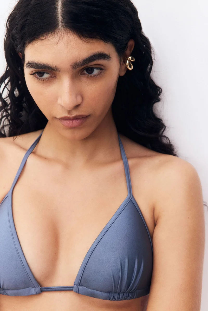 اتش اند ام صدرية بيكيني مثلثية داعمة