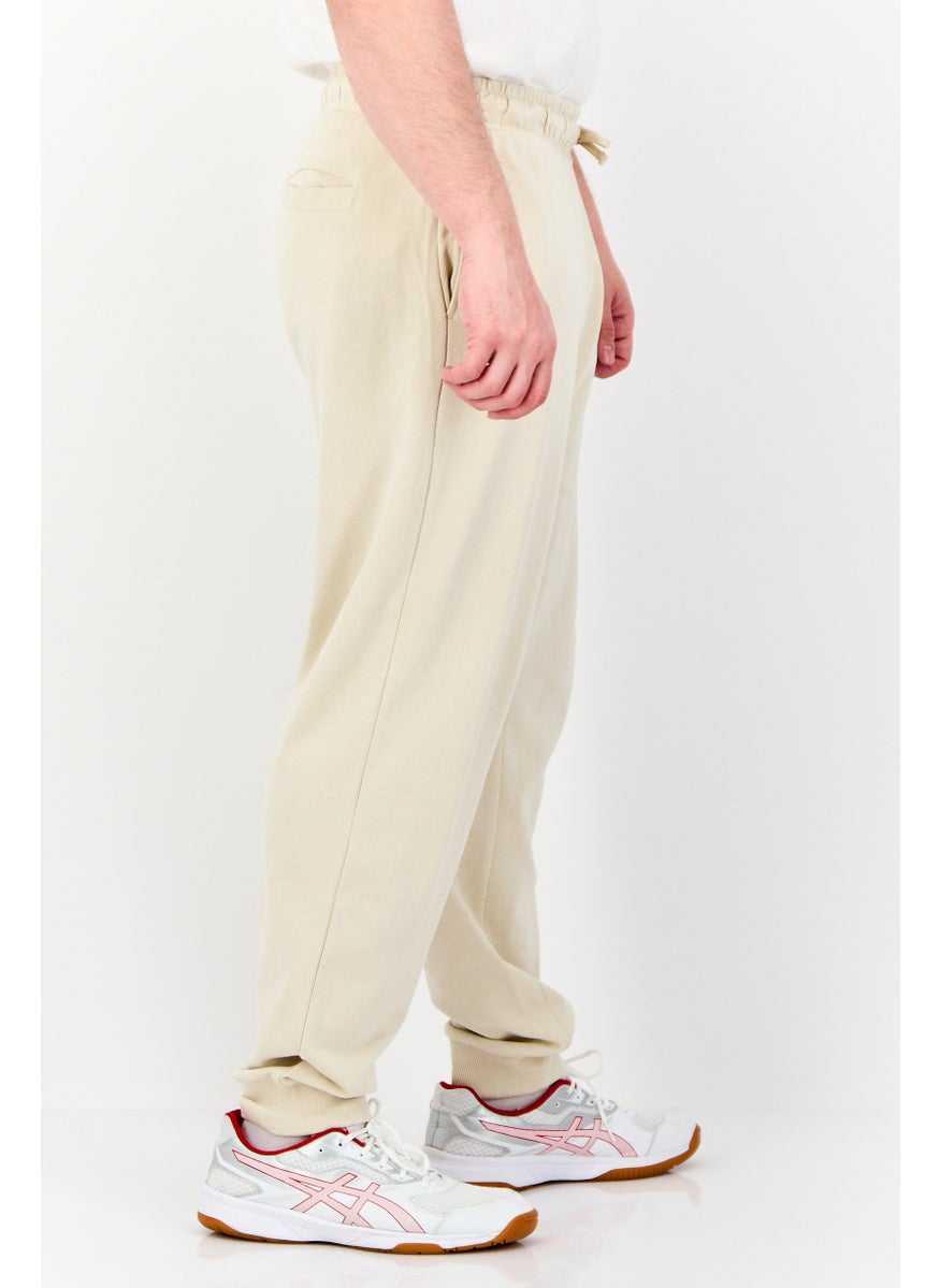 Paul Frank Men Regular Fit Graphic Print Sweatpants, Beige  - Image 4