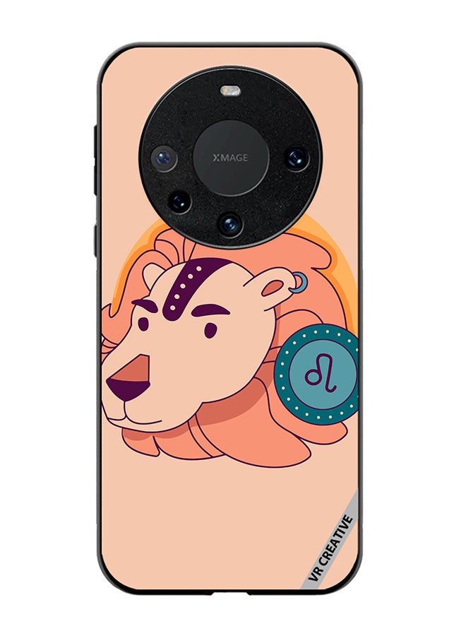 VR CREATIVE Protective Case Cover For Huawei Mate 60 Lion Zodiac Signs Design Multicolour - Image 1