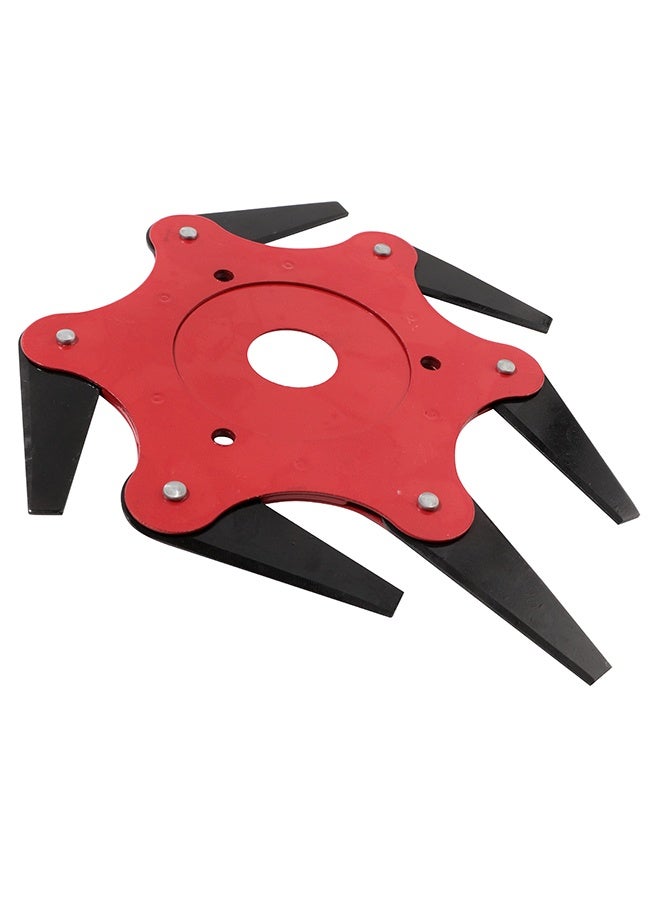 LAWAZIM Steel Trimmer Head - 65Mn Razors Trimmer Head, Universal Weed Eater Blades with 6 Steel Pivoting Blades - Ideal for Grass Cutting, Brush Clearing, and Weed Removal  - Image 4