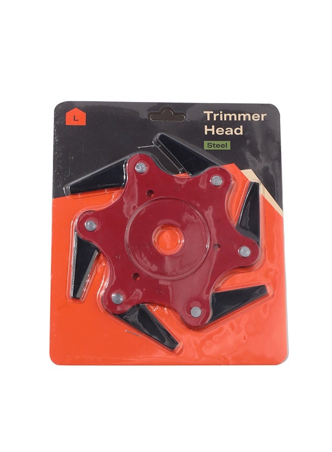 LAWAZIM Steel Trimmer Head - 65Mn Razors Trimmer Head, Universal Weed Eater Blades with 6 Steel Pivoting Blades - Ideal for Grass Cutting, Brush Clearing, and Weed Removal  - Image 5