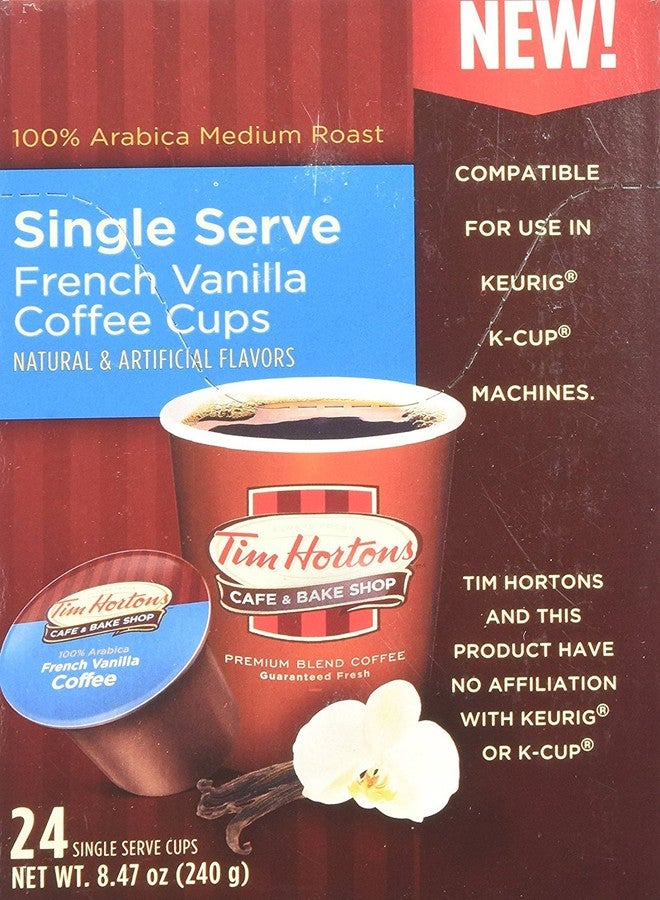 Tim Hortons French Vanilla Coffee, Single-Serve K-Cup Pods Compatible with Keurig Brewers, 12ct K-Cups - Image 5