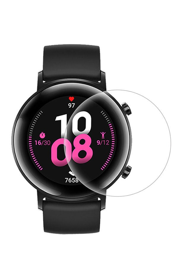 NIBEMINENT 3 Piece Tpu Full Coverage Soft Ultra Think Anti Shock Screen Protector For Huawei Gt2 42milimeter Clear - Image 1