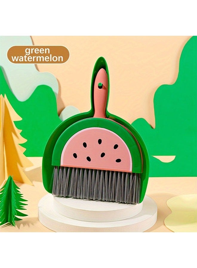 HOMESTAR 1 Set Colorful Mini Mop and Dustpan Set - Kid-Friendly, Compact for Desk & Table Cleaning - Ideal for Bedroom, Bathroom, Kitchen, Living Room - Fun Fruit Design (1 Mop + 1 Dustpan) - Image 4