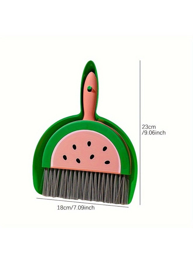 HOMESTAR 1 Set Colorful Mini Mop and Dustpan Set - Kid-Friendly, Compact for Desk & Table Cleaning - Ideal for Bedroom, Bathroom, Kitchen, Living Room - Fun Fruit Design (1 Mop + 1 Dustpan) - Image 5