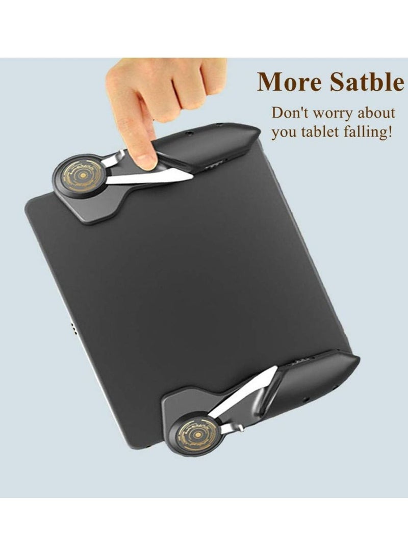 Joystick PUBG Controller for Tablet 4 Triggers 【6 Finger Operation】 Sensitive Shoot Aim Trigger Gamepad Grip, Support 10-12.9 inch iPad  Tablet (Thickness u003c 10mm), Black - Image 5