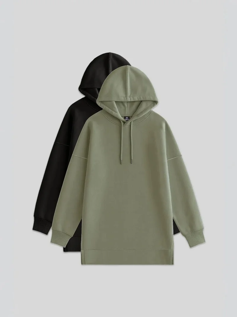 تومي لايف TOMMY Oversized Hooded Sweatshirt With Pocket