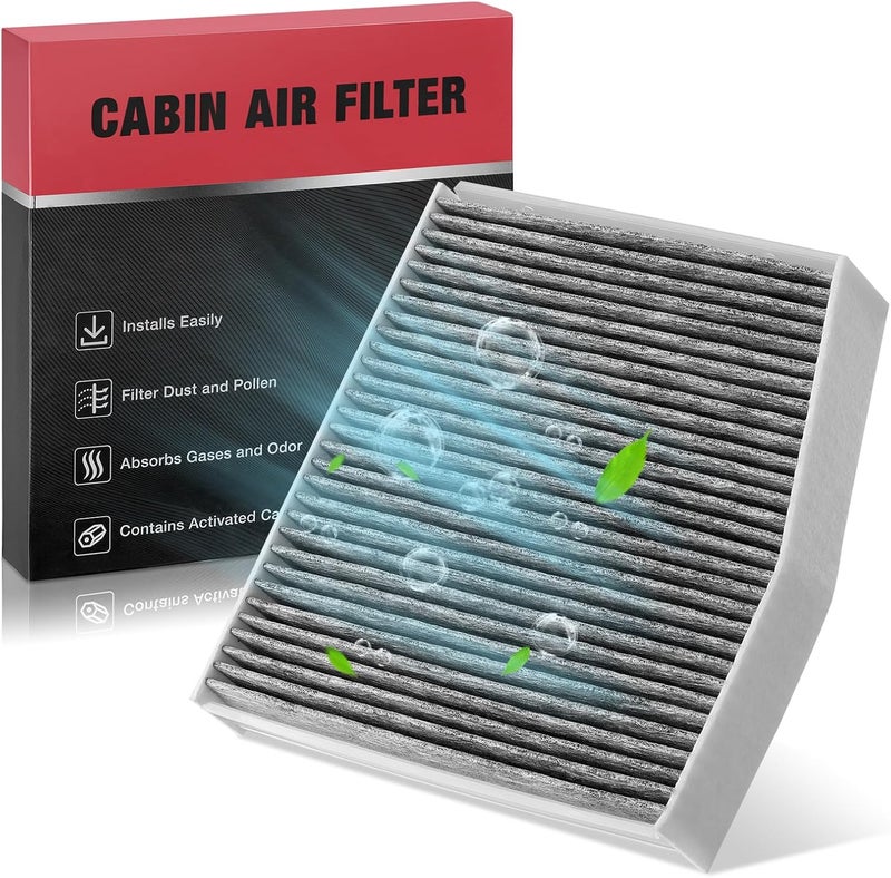 BDFHYK مرشح هواء المقصورة 1PC WP10130 مع كربون نشط متوافق مع مرسيدس بنز CLA250 GLB250 CLA200، CLA35 AMG CLA45 AMG، A180 200 250، B Electric Drive، B250e، متوافق مع إنفينيتي QX30 - Image 1