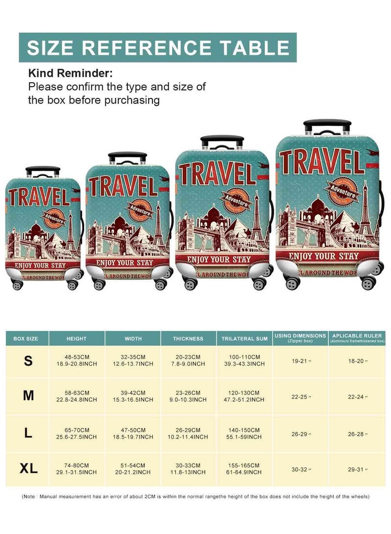 URbazaar Elastic Travel Luggage Cover Travel Suitcase Protective Cover for Trunk Case Apply to 18-30 inch luggage Suitcase Cover - Image 3
