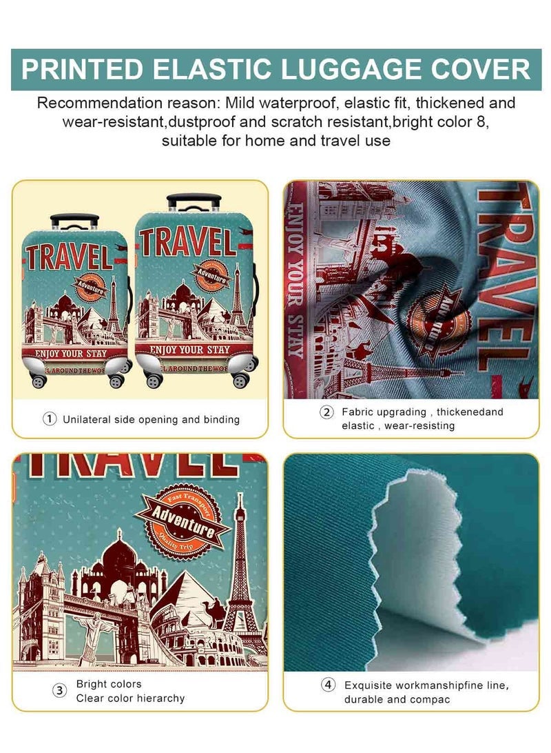 URbazaar Elastic Travel Luggage Cover Travel Suitcase Protective Cover for Trunk Case Apply to 18-30 inch luggage Suitcase Cover - Image 4