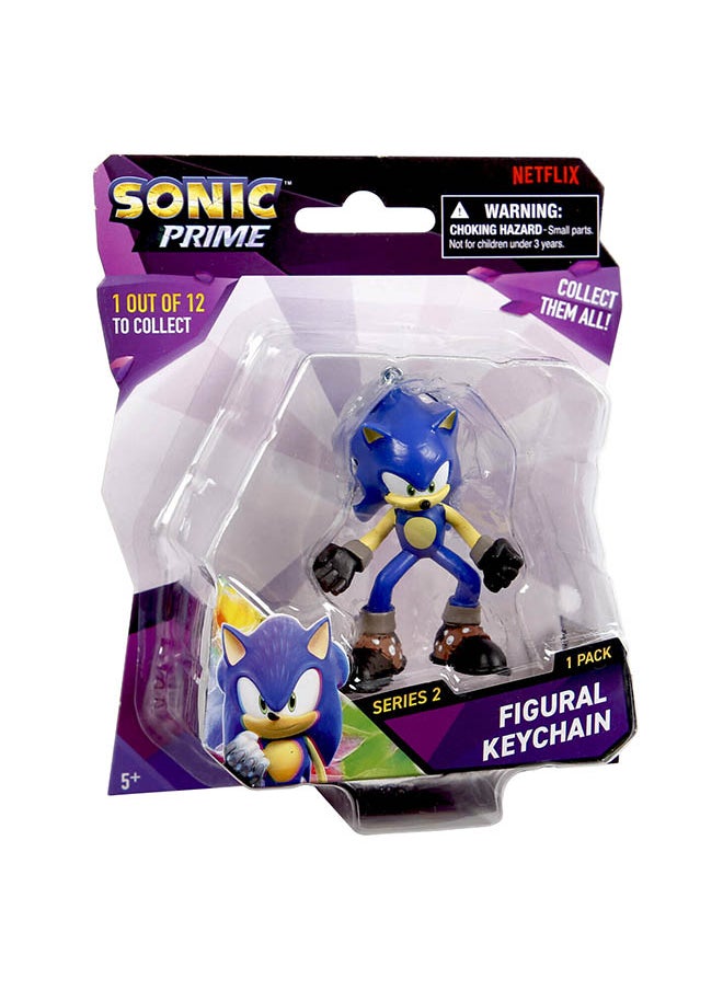 SONIC Figure Key Chain Blister Pack 2.5-Inches, Assorted 1 Piece (Style & Color May Vary) | Collectible Figure  | Bag Accessories | Action Figure | Perfect Gift for Kids and Collectors  - Image 2