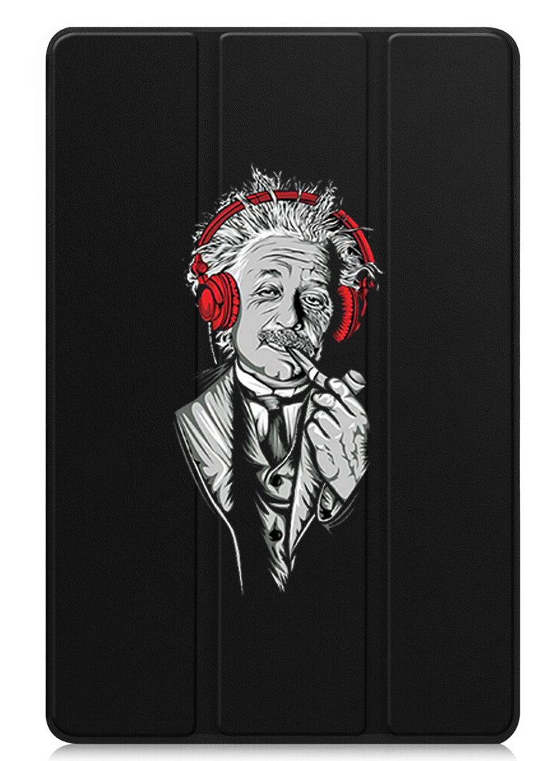Theodor Protective Flip Case For Huawei MatePad SE 11 (2024) With Trifold Stand Auto Wake Sleep Shockproof Cover Einstein - Image 1