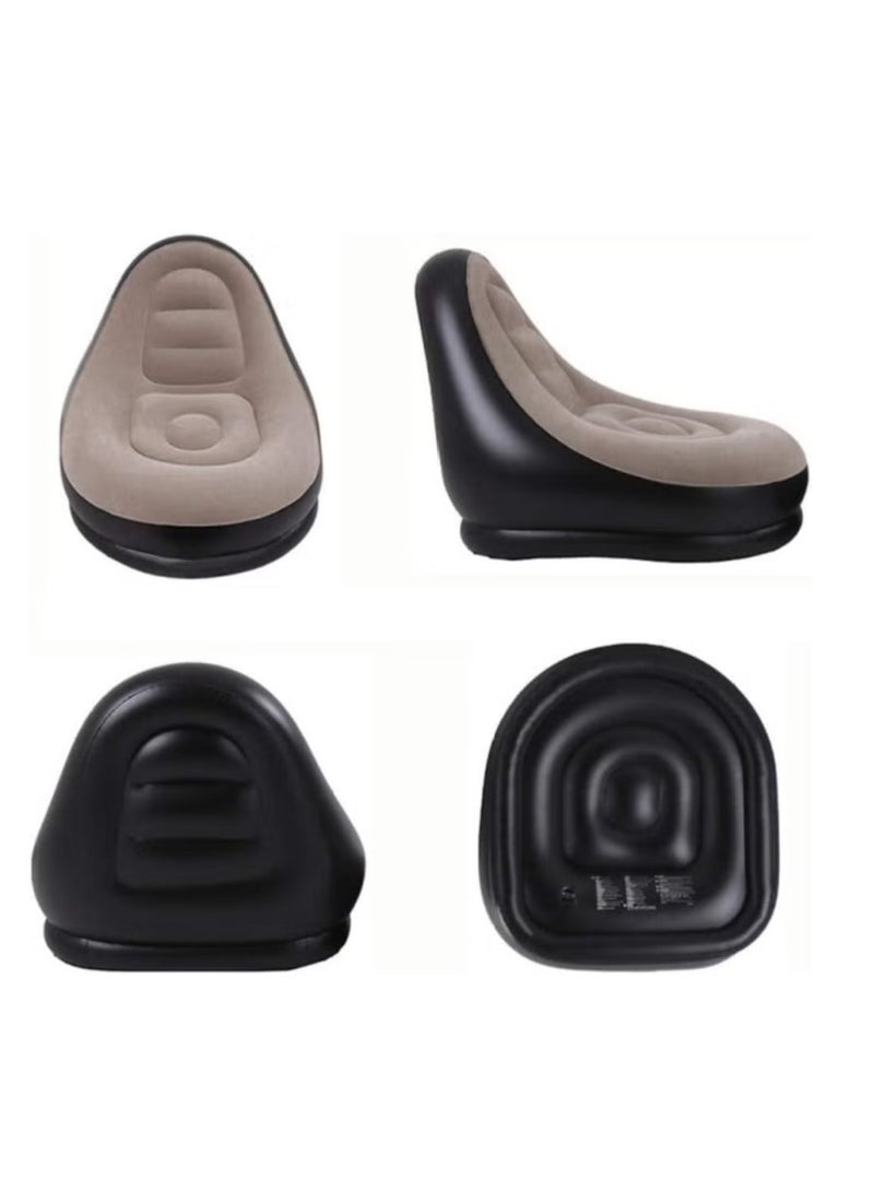 2Piece Deluxe Lounger with Foot StoolPerfect Chair for Gaming Reading Movie WatchingLounger Size 116 x 98 x 83cm - Image 4