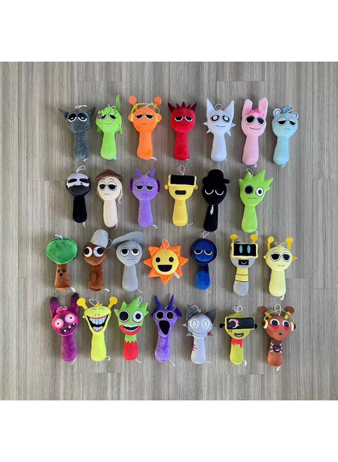Sprunki Plush Rhythm Box Game Peripheral Plush Doll Doll-Color:Reduced Black Hat-ready Stock 39cm 112g-Height:Naked - Image 5