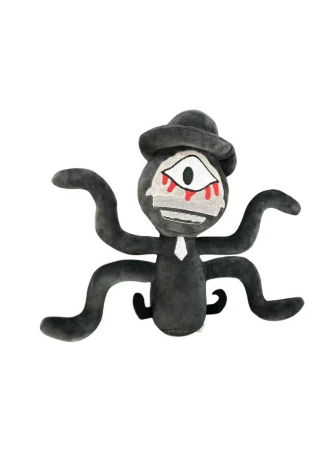 Sprunki Plush Rhythm Box Game Peripheral Plush Doll Doll-Color:Reduced Black Hat-ready Stock 39cm 112g-Height:Naked - Image 1