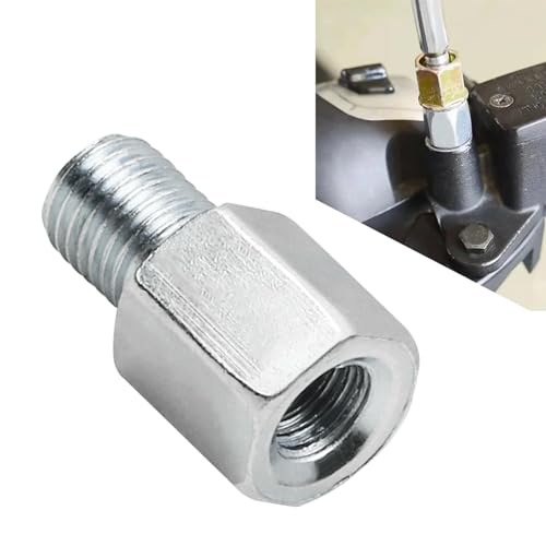 FLYPIG Universal Motorcycle rear Mirror Adapters Thread - M10 Male to M8 Female clockwise threaded for Motorcycle ATV Scooter Pit Dirt-Bike Mini-Bike (Pack of 2) - Image 4