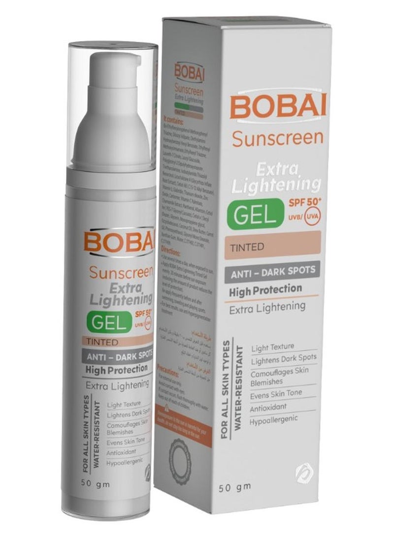 Bobai Sunscreen Tinted Extra Lightening gel spf 50 - Image 1