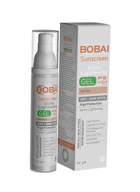 Bobai Sunscreen Tinted Extra Lightening gel spf 50