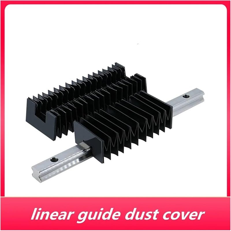 HGR30 Linear Guide Rail Protective Bellows 750mm Dustproof Cover Flexible Accordion - Image 4