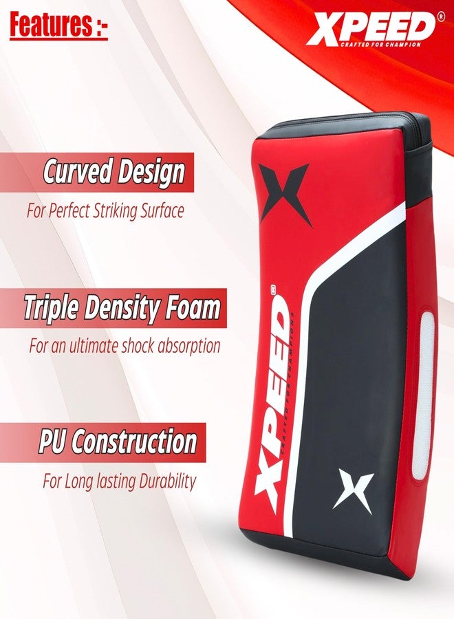 Xpeed Kicking Strike Shield, Double Matte PU Perfect Striking Surface, Target MMA Straight Focus Shield Kicking Shield (Pack of 1) - Image 3