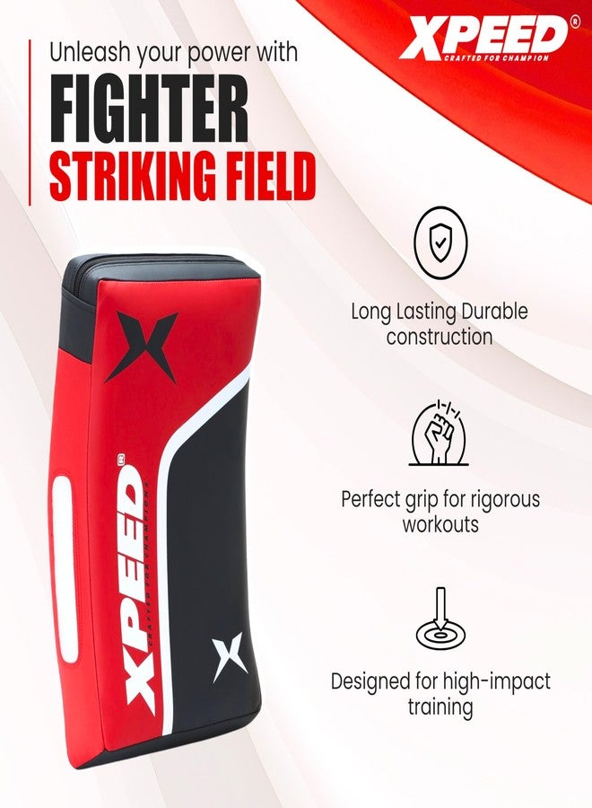Xpeed Kicking Strike Shield, Double Matte PU Perfect Striking Surface, Target MMA Straight Focus Shield Kicking Shield (Pack of 1) - Image 2