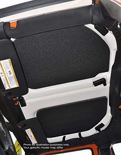 Design Engineering تصميم هندسي لمادة عازلة للصوت باللون الأسود متوافقة مع جيب رانجلر JK ذو الأربعة أبواب (2011-2018) - Image 3