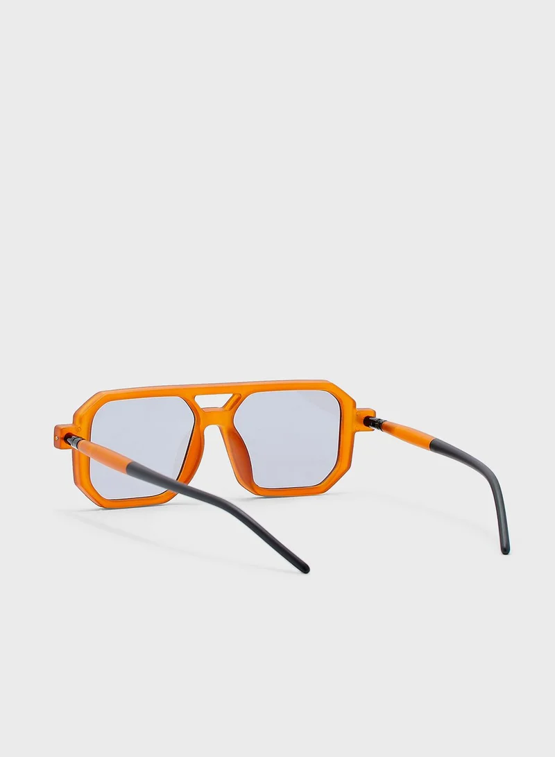 Seventy Five Oversized Retro  Sunglasses