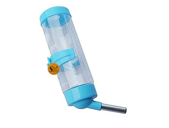 Sage Square 125 ml Leak Proof Water Bottle with Attachment for Hamster/Dwarf/Gerbil/Mice/Guinea Pig/Ferret/Rabbit (Random Color) - Image 2