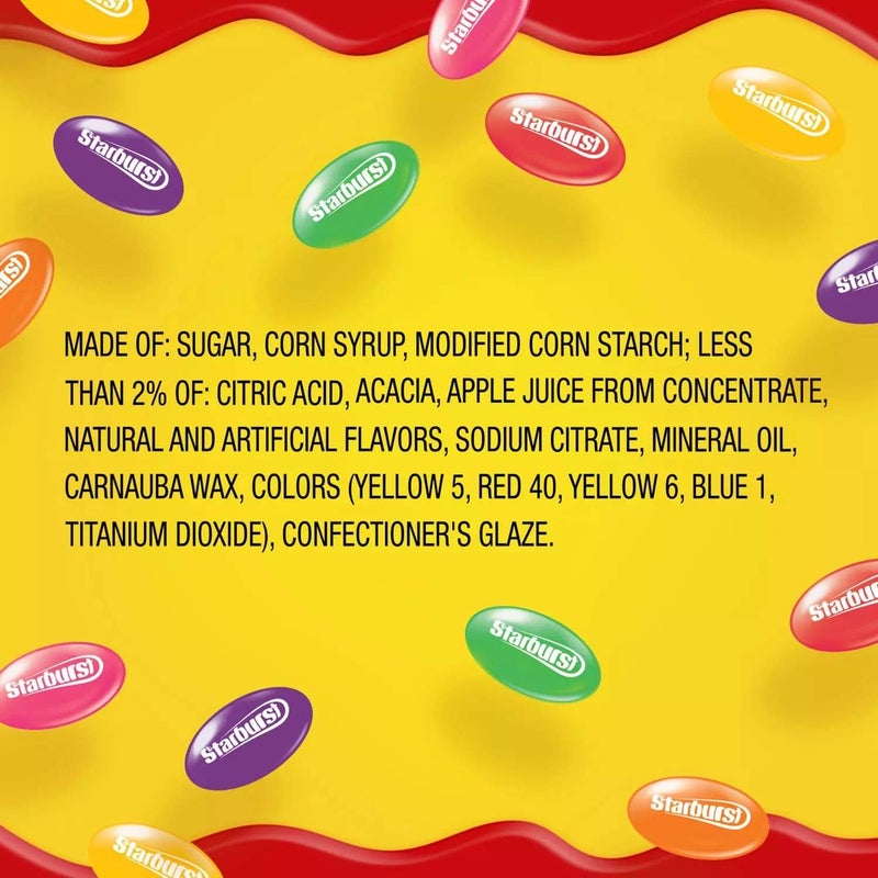 Starburst Jelly Beans, Original Fruit Flavors, 54 Ounces - Bulk Candy Jar - Image 3