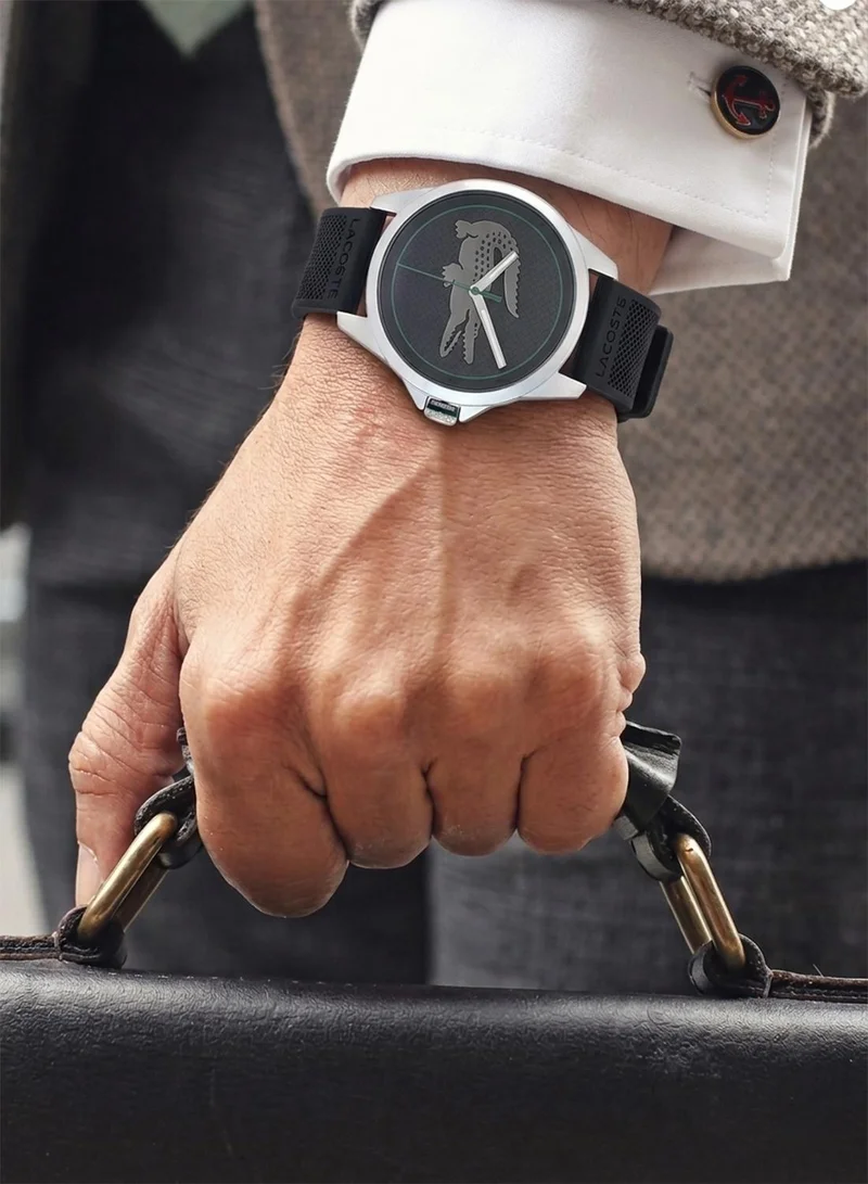 LACOSTE  Analogue Watch with Silicone Bracelet for Men | Best Price UAE